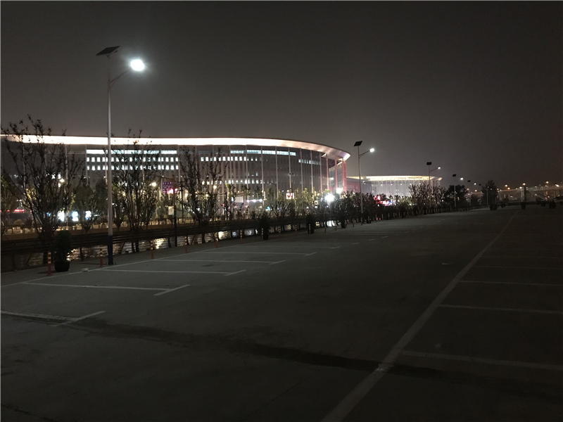 上海会展中心太阳能路灯工程